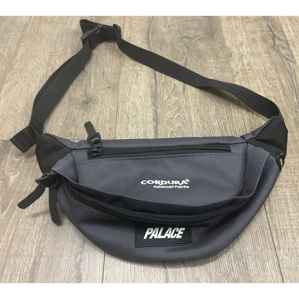 Palace Cordura Duck Canvas Cross Body Bag Black